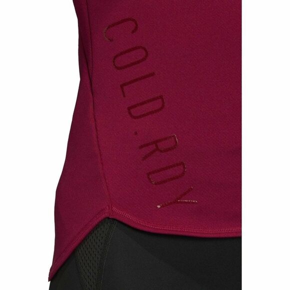 adidas GC6686 Women's Size M Pink COLD.RDY Cover Up Long Sleeve Running Top $100 - Picture 3 of 4